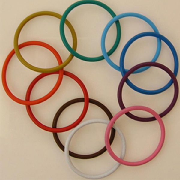 江门硅胶制品厂生产定制的硅橡胶彩色橡胶圈